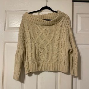 Off the shoulder sweater